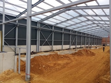 Металлическая конструкция производственно-складского цеха