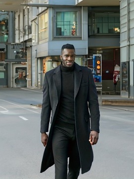 ЭЛЕГАНТНОЕ МОДНОЕ МУЖСКОЕ ДЛИННОЕ ОСЕННЕЕ ЗИМНЕЕ ПАЛЬТО