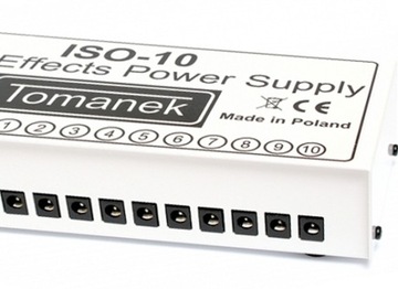 TOMANEK ISO-10 БЛОК ПИТАНИЯ НА 10 ЭФФЕКТОВ 9 В постоянного тока