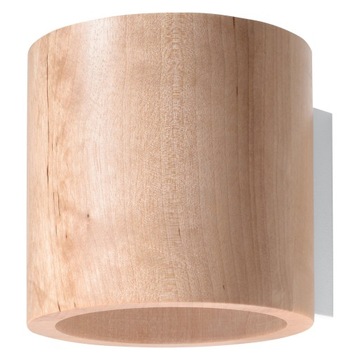 Lampa SKANDYNAWSKI STYL Kinkiet ORBIS Drewno WOOD