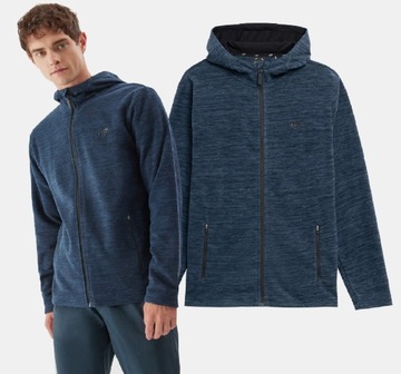 4F POLAR MĘSKI BLUZA POLAROWA ROZPINANA