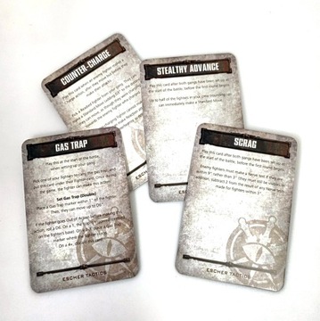 Necromunda Underhive Escher Karty Taktyk 4szt