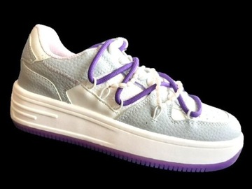 BERSHKA buty sportowe SNEAKERS impusiue PEREŁKI 36