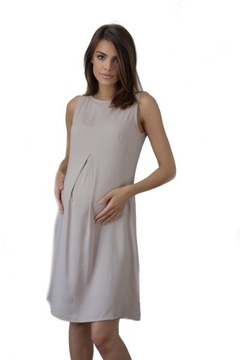 nowość SUKIENKA CIĄŻOWA elegancka ZWIEWNA S