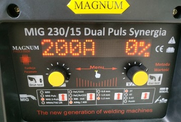 СВАРОЧНЫЙ МАШИНА MAGNUM MIG MAG 230 15 DUAL PULS SYNERGY