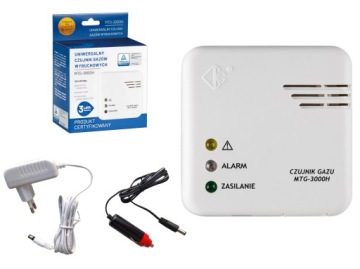 Датчик газа ДЛЯ КАМЕРЫ, детектор пропан-бутана, 12В, вилка прикуривателя