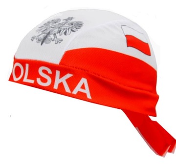 GP CZAPKA MĘSKA BANDANA POLSKA ORZEŁ