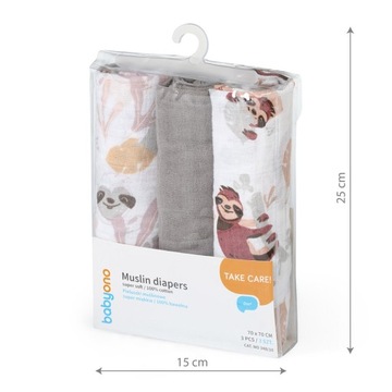 МУСЛИНОВЫЕ ПОДГУЗНИКИ BABYONO