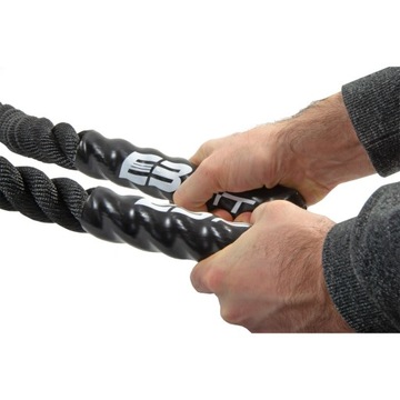 Скакалка CrossFit Battle Rope тренировочная 9м 38мм 7кг