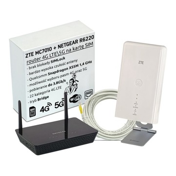 Domowy MODEM ROUTER LTE 5G Kartę SIM bez SIMLocka