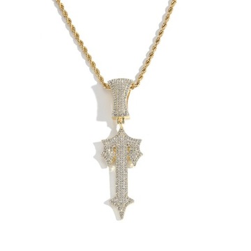 Trapstar Chain Naszyjnik Y2k Drill Drip Londonuk Silver Srebny OKAZJA!!