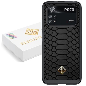 Pouzdro Pro Xiaomi Poco M4 Pro Kryt Luxusní Přírodní Kůže Originální