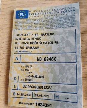 Dacia Spring Crossover Elektryczny 45KM 2023 Dacia Spring 2023 ELEKTRYK Salonowy. AUTOMAT. Uszkodzony. Poobijany. 45KM, zdjęcie 27