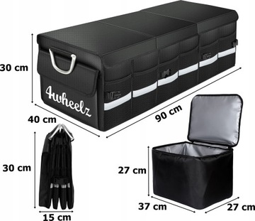 СКЛАДНОЙ АВТОМОБИЛЬНЫЙ ОРГАНАЙЗЕР НА ЛИПУЧКЕ ДЛЯ БАГАЖНИКА + ТЕРМОСУМКА!!!