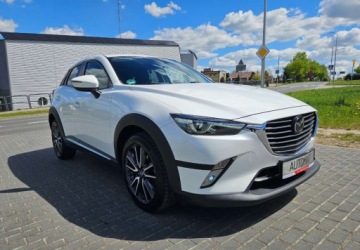 Mazda CX-3 Crossover 1.5 SKY-D 105KM 2018 Mazda CX-3 4x4 Automat Biala Perla Kamera Navi Skora Full LED 1.5 Diesel, zdjęcie 14
