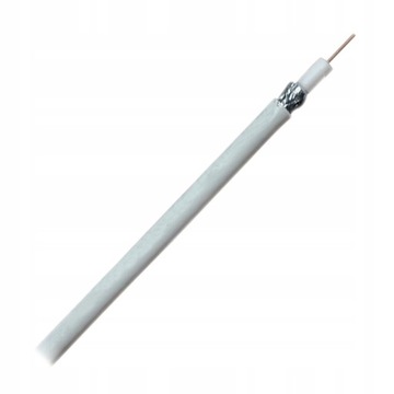 Kabel przewód antenowy koncentryczny miedziany 1mb