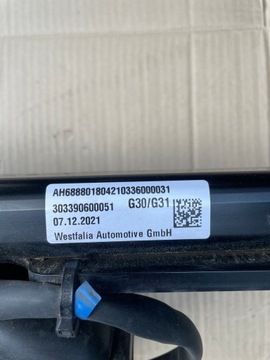 BMW 5 G30 G31 ZAŘÍZENÍ(HÁK) TÁŽNÝ AUKCE