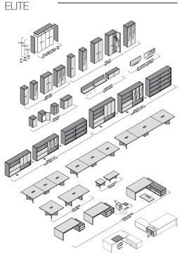 Итальянский элитный офисный стол. Классическая элегантность