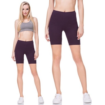 LEGGINSY 1/2 KOLARKI DAMSKIE KRÓTKIE GETRY LK- 3XL