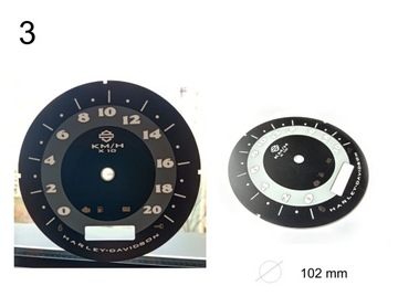 ЗАМЕНА ЧАСОВ HARLEY DAVIDSON MPH = KM/H