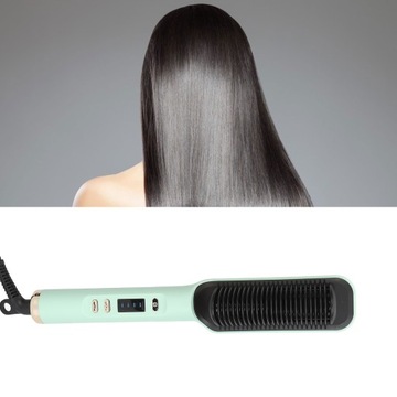 Расческа для выпрямления волос с отрицательными ионами мощностью 35 Вт.