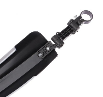 ВЕЛОСИПЕДНЫЕ КРЫЛЬЯ ДЛЯ ВЕЛОСИПЕДА 26/28 PRO КОМПЛЕКТ ПЕРЕДНИХ + ЗАДНИХ БРЫЗГОВ MTB, ЧЕРНЫЙ