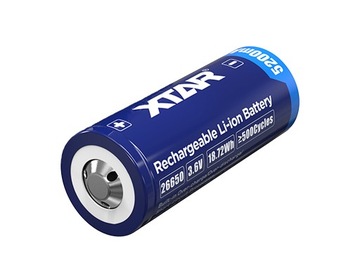 Xtar 26650 5200mAh 3,6V - 3,7V Li-ion ( PCB )