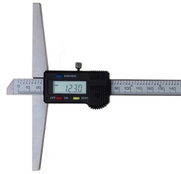 Głębokościomierz elektroniczny 300 x 150 mm 0,01