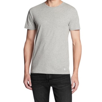 -38% POLO RALPH LAUREN T-SHIRT MĘSKI 3-PACK SZARY M