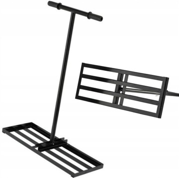 YATO RĘCZNY NIWELATOR TERENU RÓWNIARKA GRUNT 80X30CM 8KG STAL S235 YT-86771