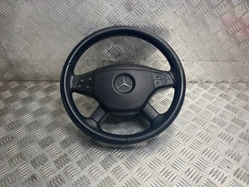 MERCEDES W245 KIEROWNICA CZERŃ 2009R SKÓRA