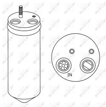 SUŠIČ KLIMATIZACE 33148 NRF DAEWOO LANOS