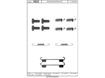 Пружины тормозных колодок для DB W168/W201/W202/W21