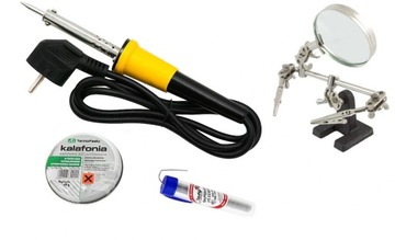ZESTAW LUTOWNICA 40W+CYNA+KALAFONIA + TRZECIA RĘKA