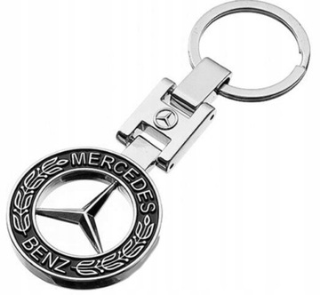 Brelok breloczek do kluczy z logo MERCEDES. JAKOŚĆ na prezent.