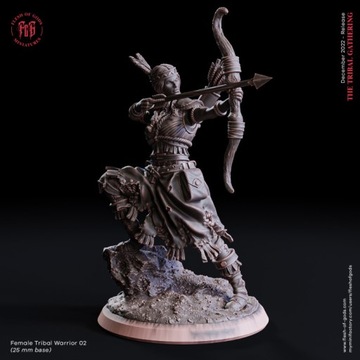 Female Tribal Warrior 02 - Flesh of Gods - Druk 3D