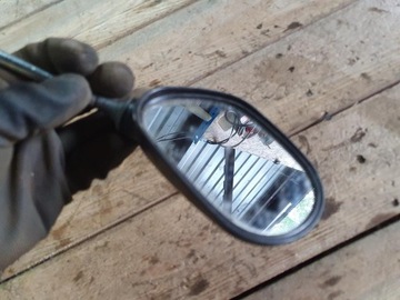 ZABYTKOWY ROWER MOTOROWER LUSTERKO LEWE ODBLASK ORYGINAŁ