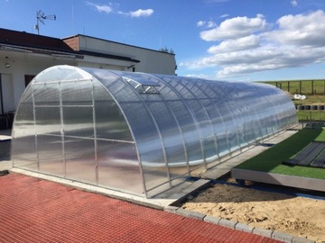 Теплица Туннель 4х6 м, профили поликарбонат 20х40 6мм