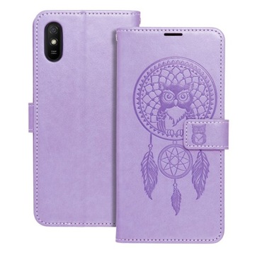 Kabura MEZZO Book do XIAOMI Redmi 9AT / Redmi 9A łapacz snów fioletowy #581