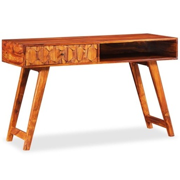 Biurko prostokątny VidaXL Home 118 x 50 x 76 cm odcienie różu
