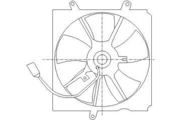 NISSENS VENTILÁTOR CHLADIČŮ (Z OBUDOWA) TOYOTA AV