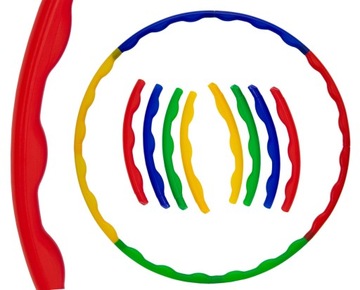 HULA HOP z wypustkami masującymi 80 cm EB FIT