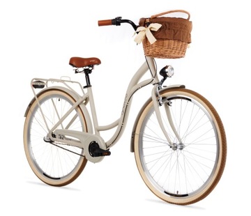 Городской велосипед GOETZE 28 3b ALU + корзина LIGHT LADIES