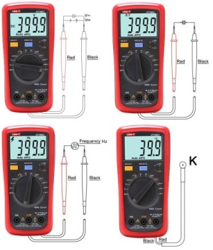 Мультиметр переменного/постоянного напряжения UT136C+