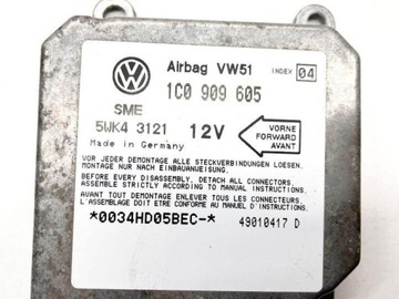 1C0909605 MODUL AIRBAG VW SHARAN 7M8 7M9 7M6