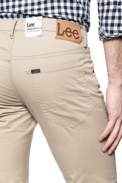 Męskie spodnie materiałowe Lee DAREN ZIP FLY W33 L32