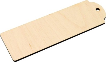 DREWNIANA ZAKŁADKA DO KSIĄŻKI ZE SKLEJKI ZAKŁADKI - 10 szt Decoupage