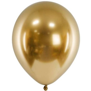 Balony lateksowe shiny 5cali złote 50 szt