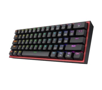 Механическая клавиатура Redragon K617 Fizz Rgb Red Box Switch Black