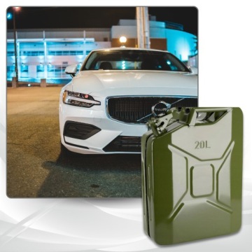 Металлическая канистра Стальной бак 20 л для топлива, сырой нефти, бензина, ТОЛСТЫЙ ЛИСТ